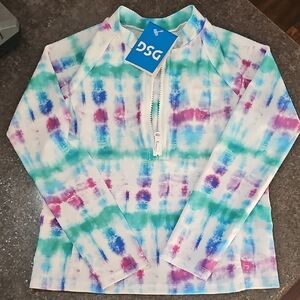 DSG Multi-Color Tie Dye Rash Guard